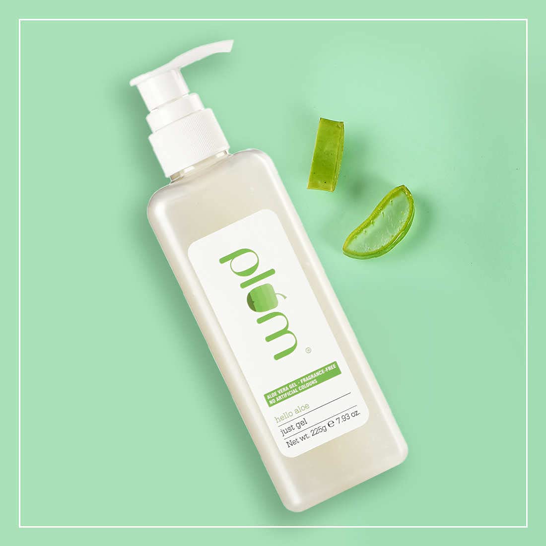 Plum Hello Aloe Just Gel 225 gm | Aloe Vera Gel | Multipurposes Gel | Soothes Skin | Conditions Hair | Retains Moisture | For All Skin & Hair Types, Pack of 1 Plum Hello Aloe Just Gel 225 gm | Aloe Vera Gel | Multipurposes Gel | Soothes Skin | Conditions Hair | Retains Moisture | For All Skin & Hair Types, Pack of 1