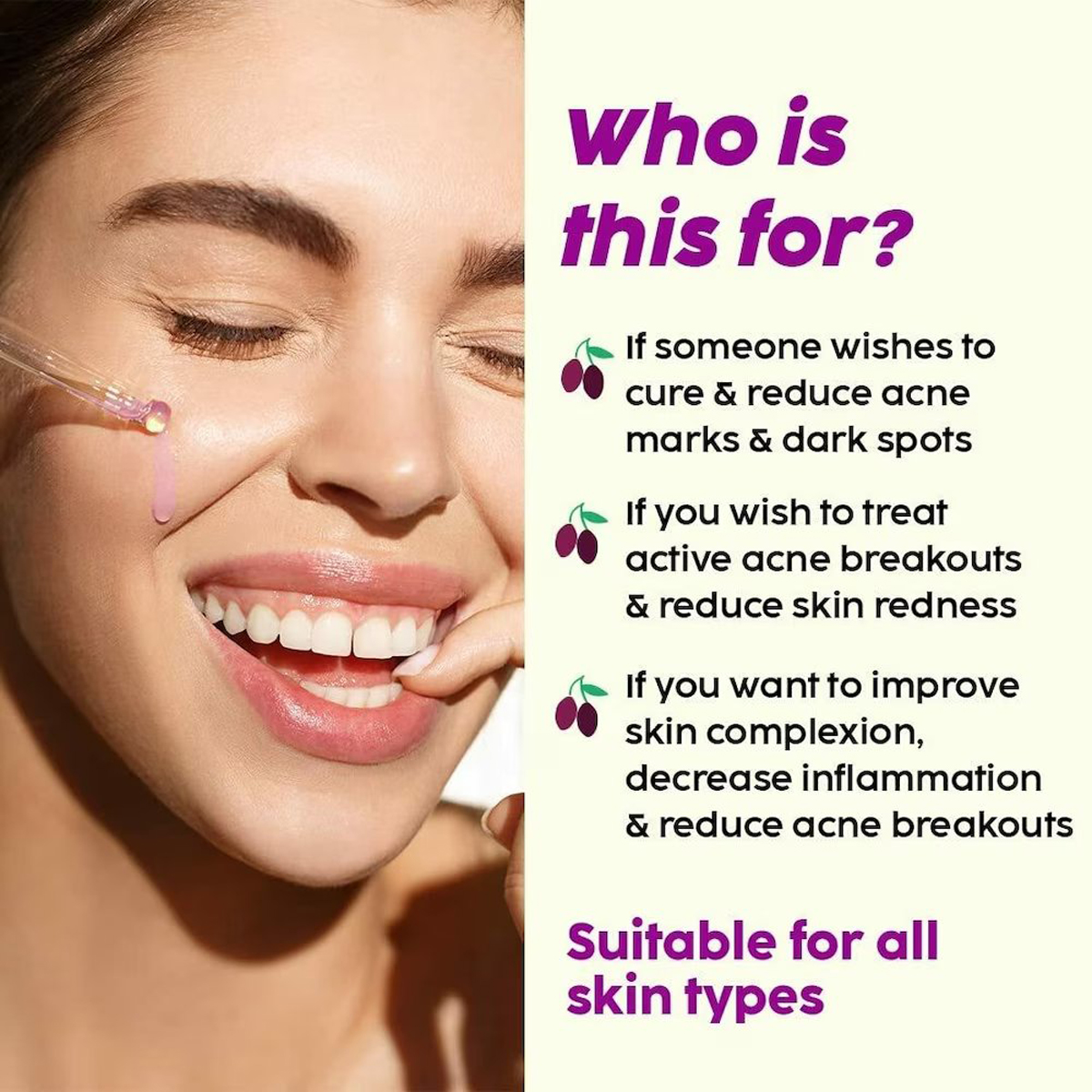 Plix Jamun Active Acne Control Dewy Serum 30 ml | 2% Salicylic Acid, Zinc, Caffiene | Reduces Acne, Excess Oil | For Acne Prone Skin, Pack of 1 Plix Jamun Active Acne Control Dewy Serum 30 ml | 2% Salicylic Acid, Zinc, Caffiene | Reduces Acne, Excess Oil | For Acne Prone Skin, Pack of 1