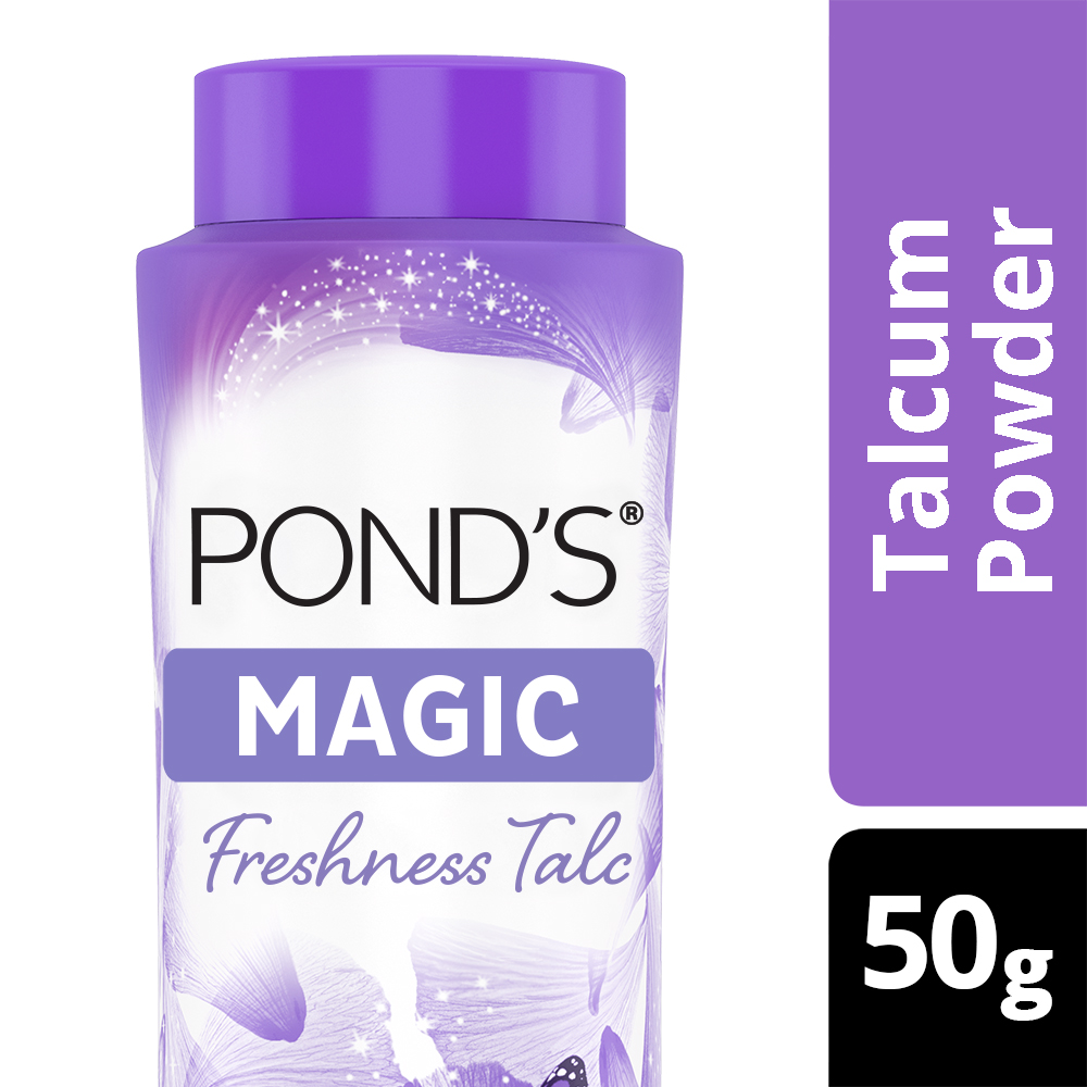 Pond's Magic Acacia Honey Freshness Talc Powder 50 gm | Reduce Sweat | Controls Body Odour With Fragrance Of Acacia Honey | Ideal For Both Men & Women, Pack of 1 Pond's Magic Acacia Honey Freshness Talc Powder 50 gm | Reduce Sweat | Controls Body Odour With Fragrance Of Acacia Honey | Ideal For Both Men & Women, Pack of 1