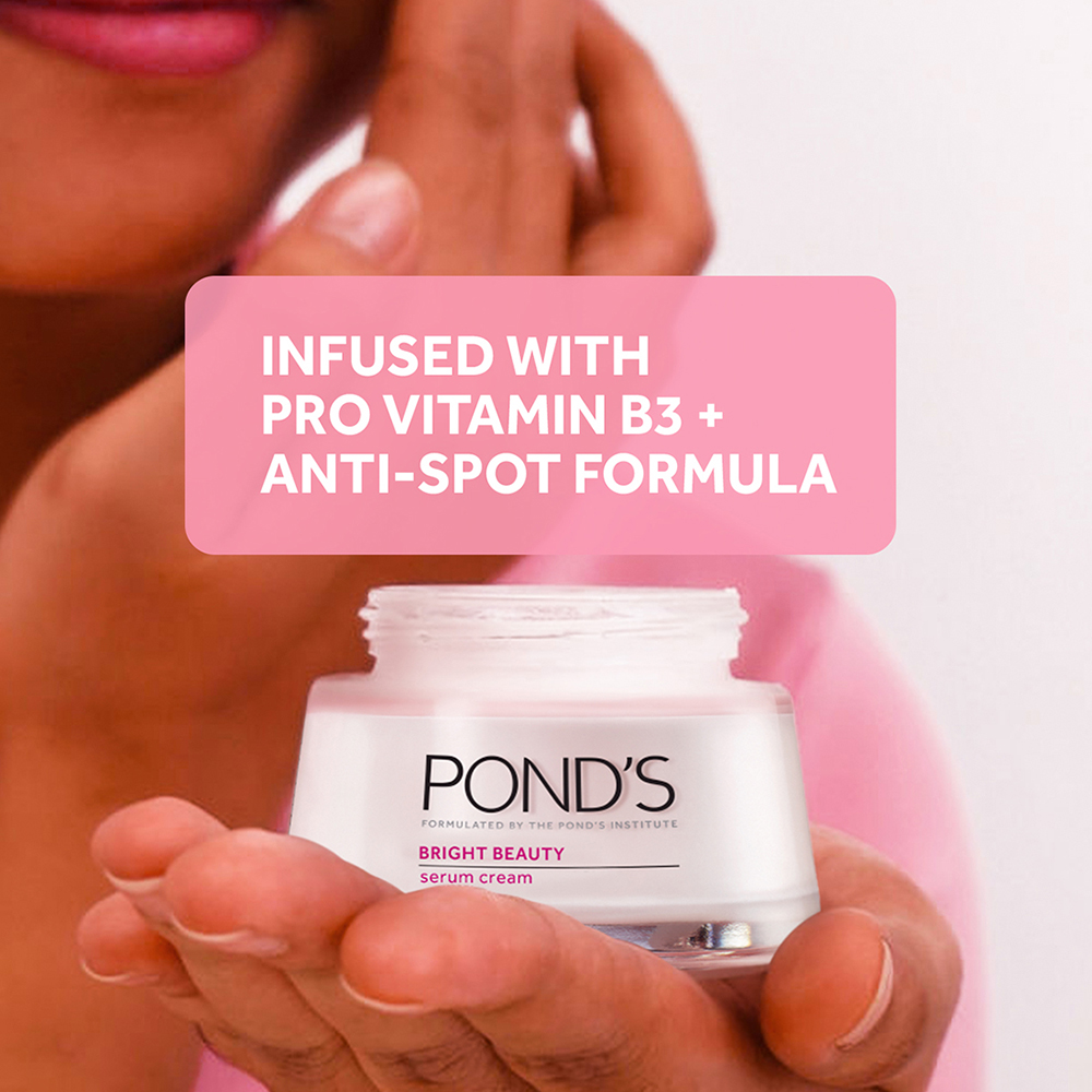 Pond's Bright Beauty SPF15 PA++ Spot-less Day Cream, 50 gm, Pack of 1 Pond's Bright Beauty SPF15 PA++ Spot-less Day Cream, 50 gm, Pack of 1