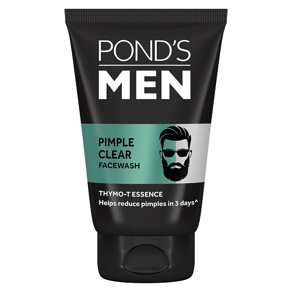 Pond's Men Pimple Clear Face Wash 50 gm | With Thymo T Essence | Clear Pimple In 3 Days | Acne Defence & Oil Control Face Waash | For Pimple Free Face, Pack of 1 Pond's Men Pimple Clear Face Wash 50 gm | With Thymo T Essence | Clear Pimple In 3 Days | Acne Defence & Oil Control Face Waash | For Pimple Free Face, Pack of 1
