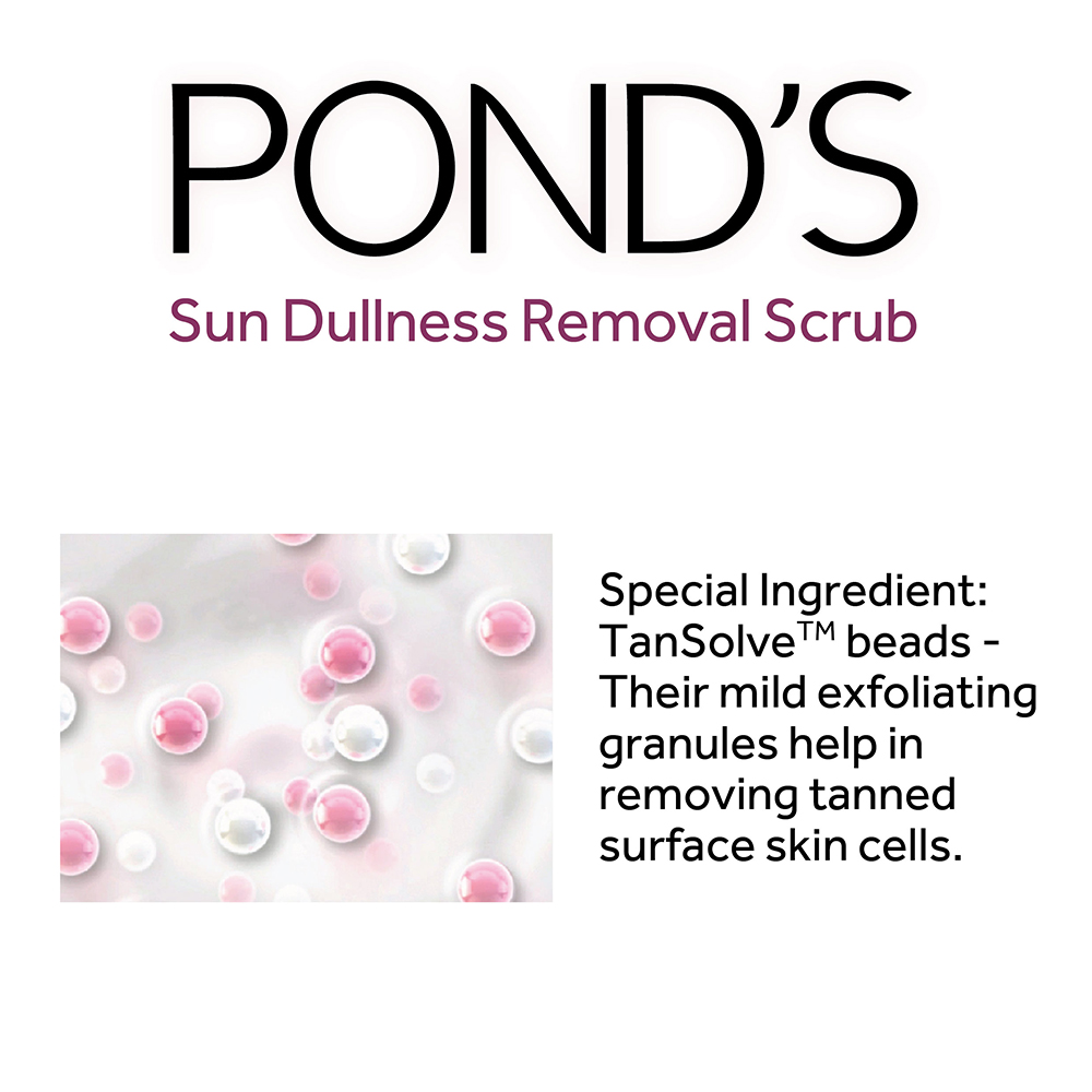 Pond's Bright Beauty Face Scrub 50 gm | Cleanses & Purifies Skin | Blackheads & Tan Removal Scrub | For Instant Glowing Skin, Pack of 1 Pond's Bright Beauty Face Scrub 50 gm | Cleanses & Purifies Skin | Blackheads & Tan Removal Scrub | For Instant Glowing Skin, Pack of 1