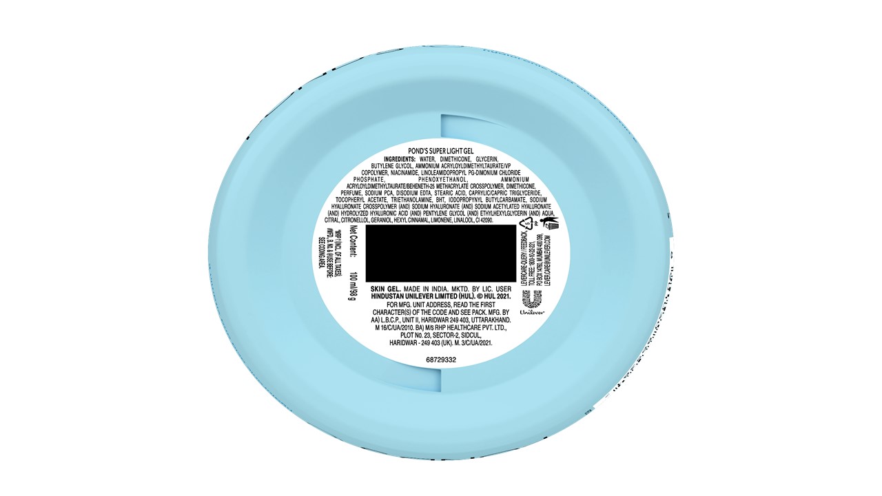 Pond's Hydrated Glow Super Light Gel 100 ml | With Hyaluronic Acid & Vitamin E | For Hydrated Glow | Non Sticky Glow | Non Oily Gel | Moisturises Upto 24 Hrs | For All Season, Pack of 1 Pond's Hydrated Glow Super Light Gel 100 ml | With Hyaluronic Acid & Vitamin E | For Hydrated Glow | Non Sticky Glow | Non Oily Gel | Moisturises Upto 24 Hrs | For All Season, Pack of 1