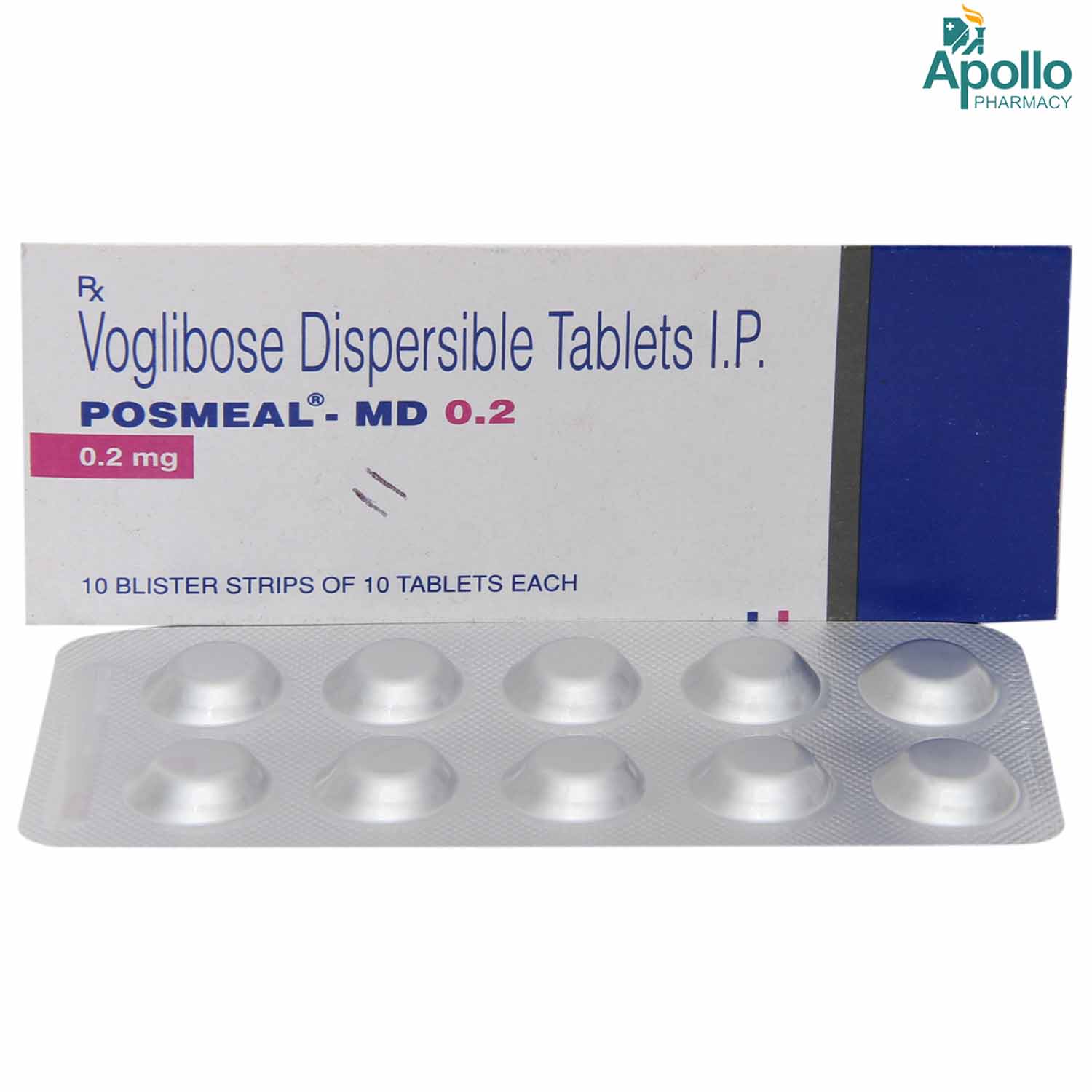 POSMEAL MD 0.2MG TABLET, Pack of 10 TABLETS POSMEAL MD 0.2MG TABLET, Pack of 10 TABLETS