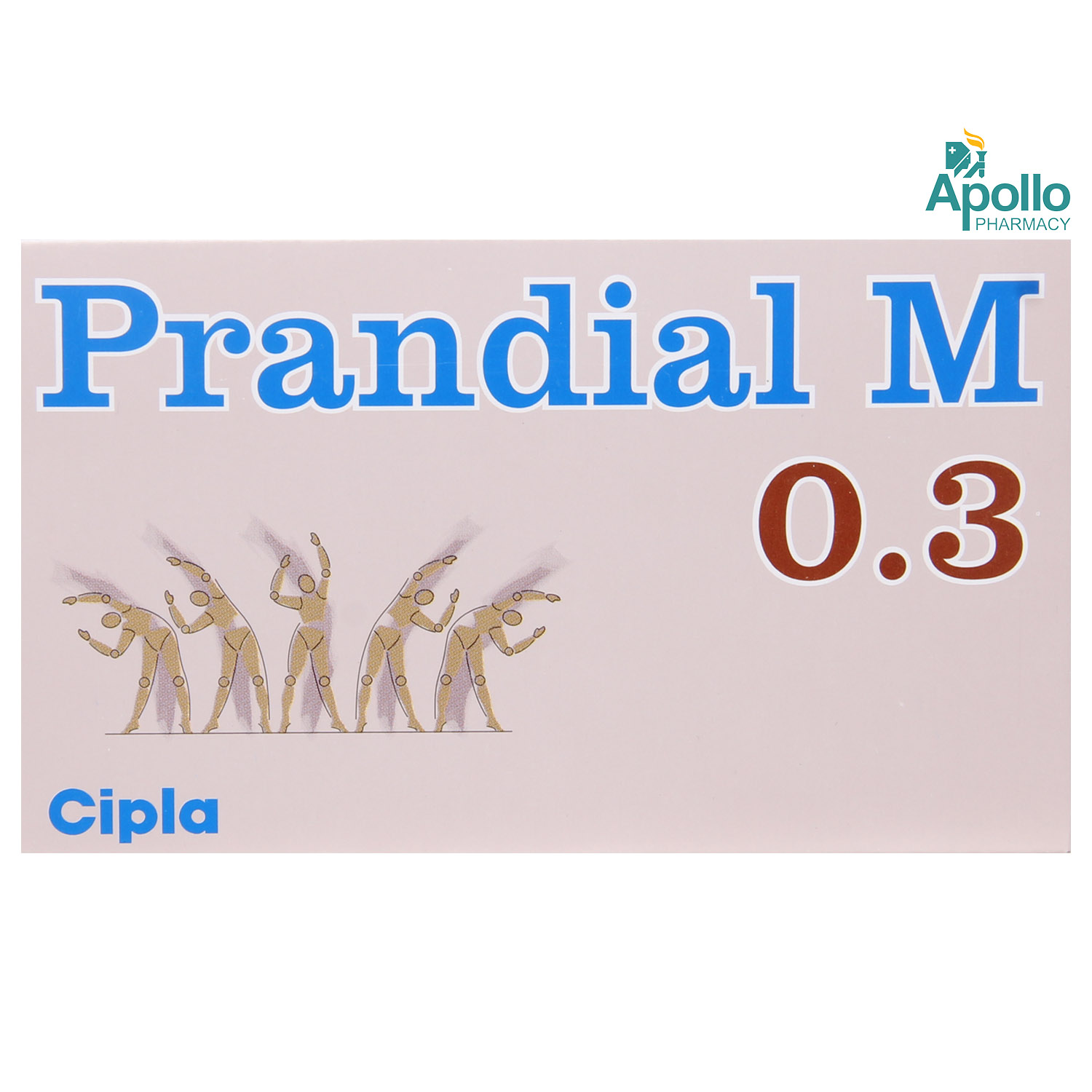Prandial M 0.3 Tablet 10's, Pack of 10 Prandial M 0.3 Tablet 10's, Pack of 10