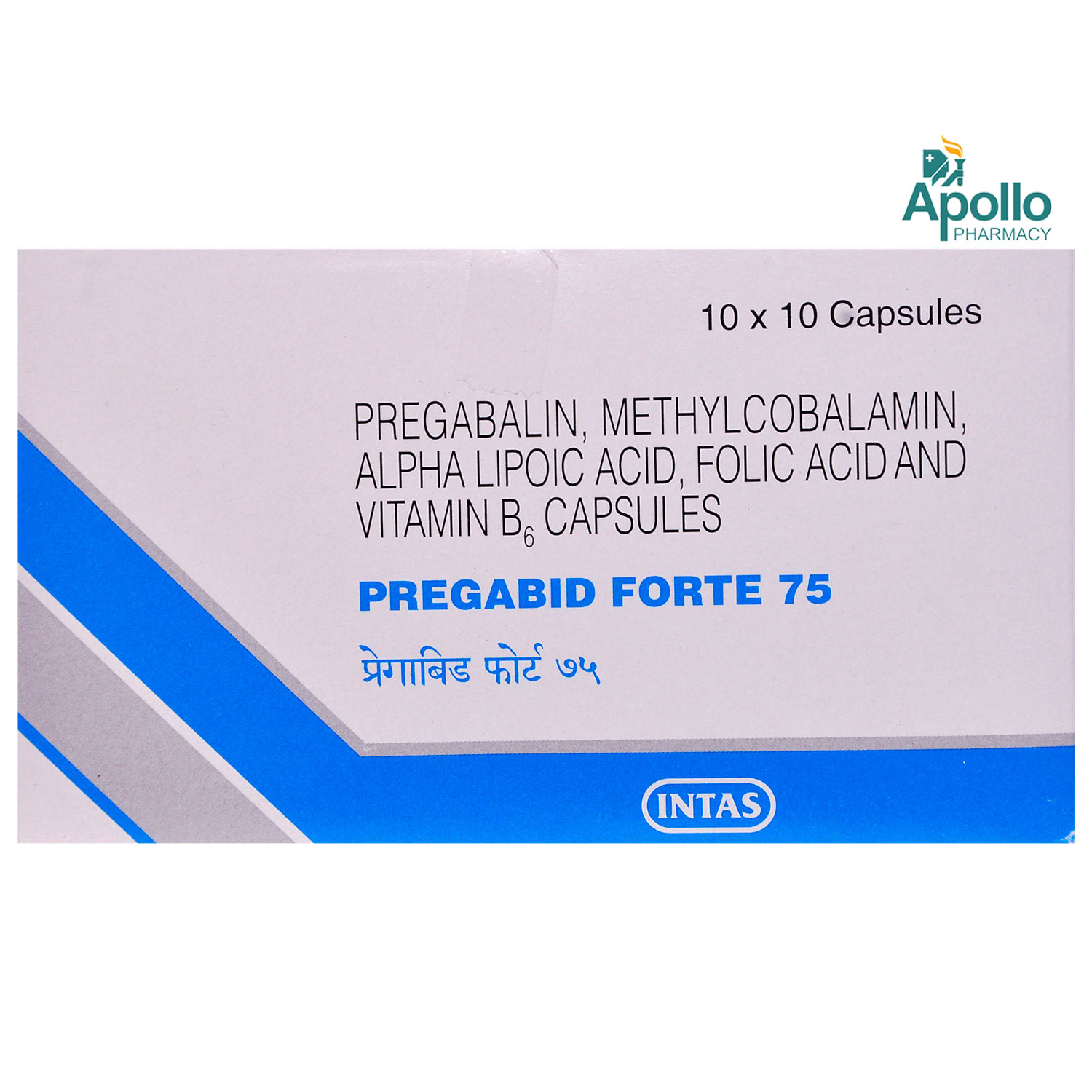 Buy Pregabid Forte 75 Capsule 10's Online