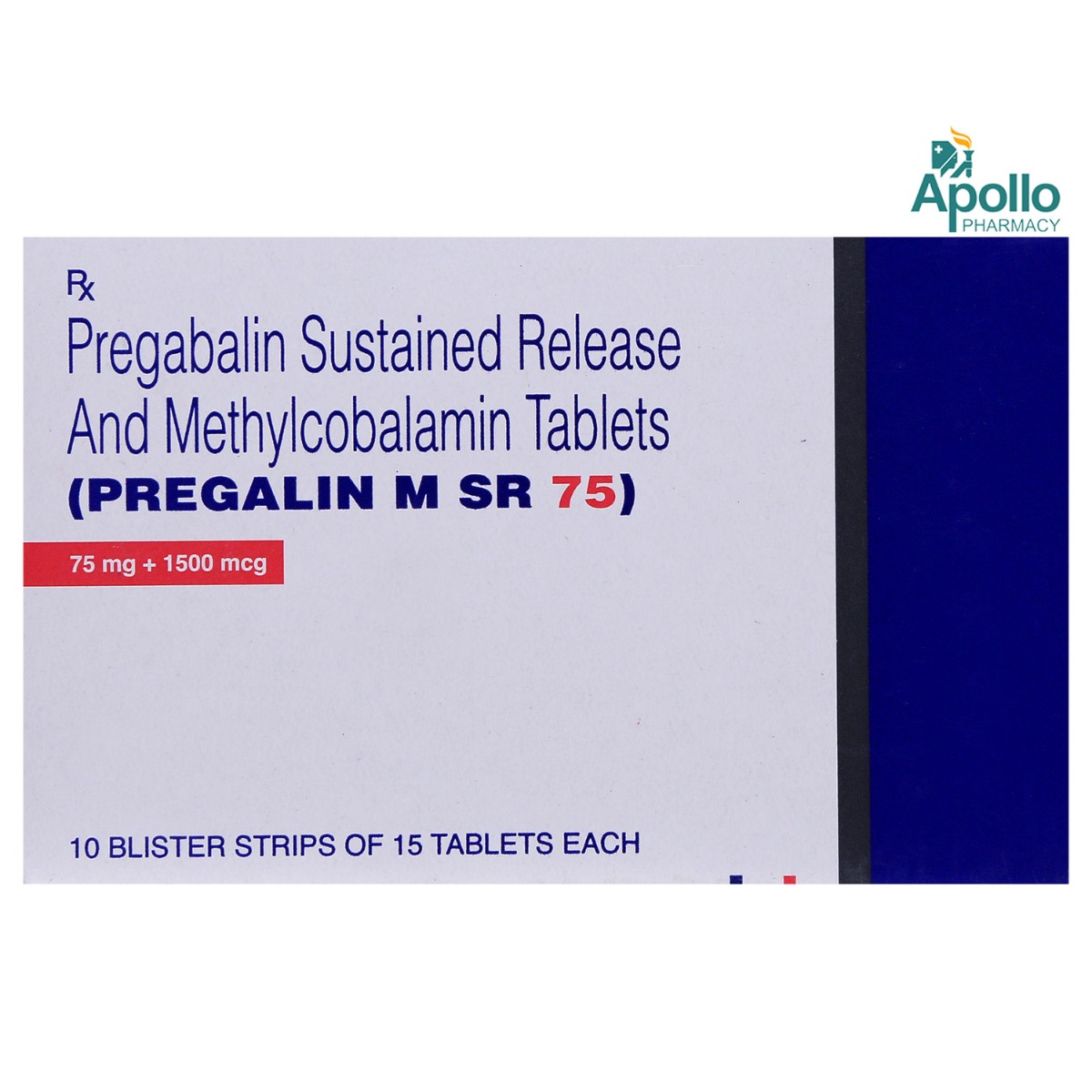 Pregalin M SR 75 Tablet 15's, Pack of 15 Pregalin M SR 75 Tablet 15's, Pack of 15
