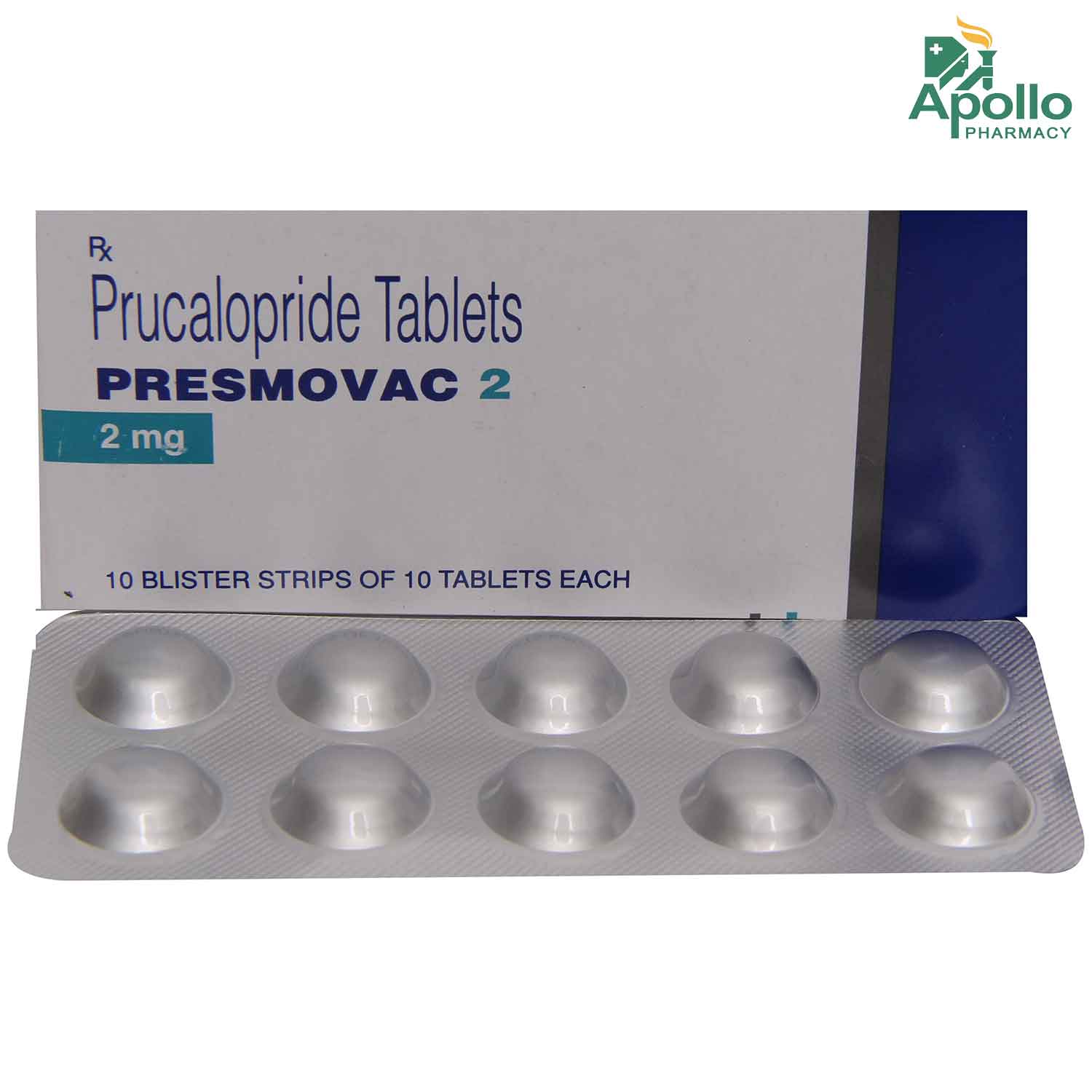 Presmovac 2 Tablet 10's, Pack of 10 TabletS Presmovac 2 Tablet 10's, Pack of 10 TabletS