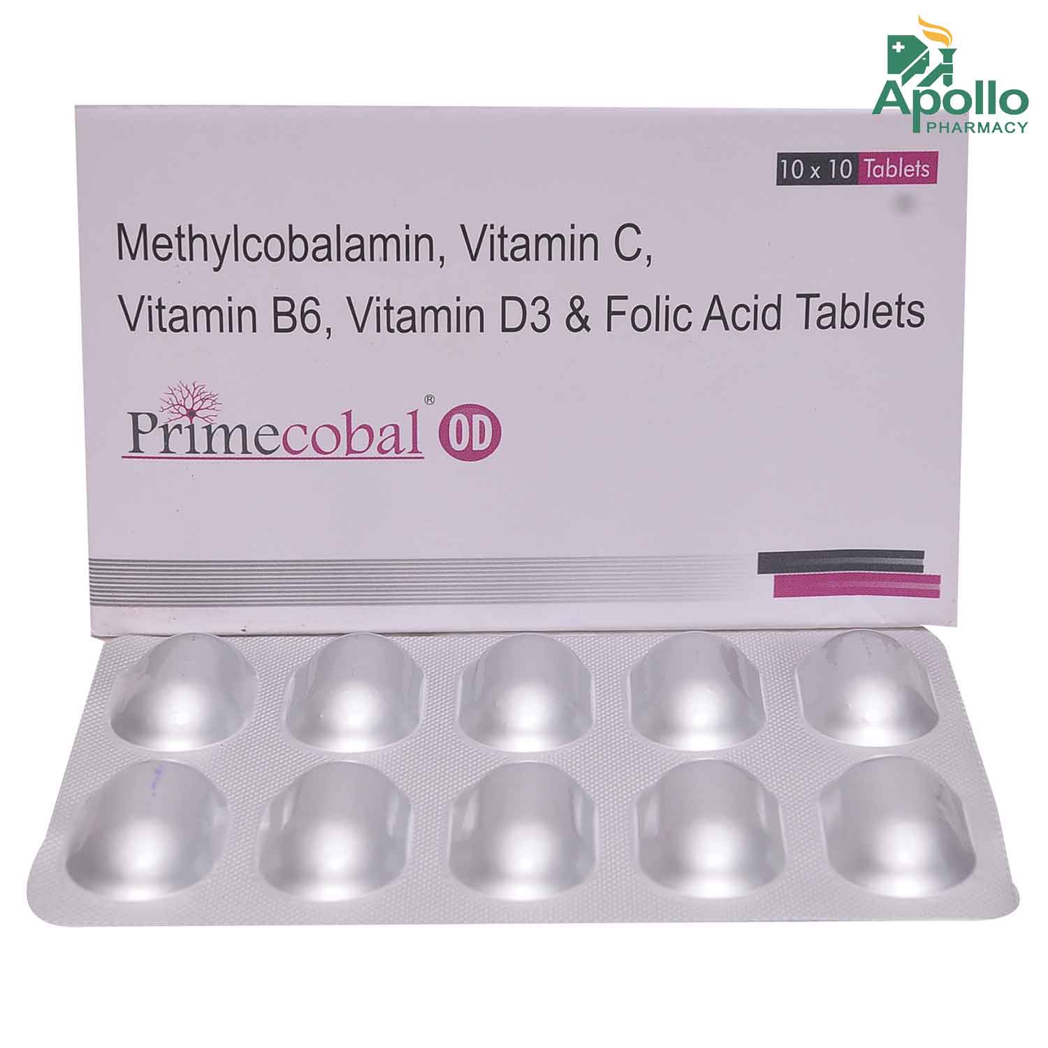 Primecobal OD Tablet 10's, Pack of 10 TABLETS Primecobal OD Tablet 10's, Pack of 10 TABLETS