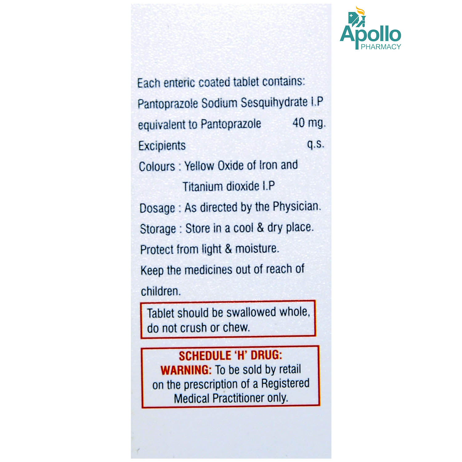 Protocent 40 mg Tablet 10's, Pack of 10 TABLETS Protocent 40 mg Tablet 10's, Pack of 10 TABLETS