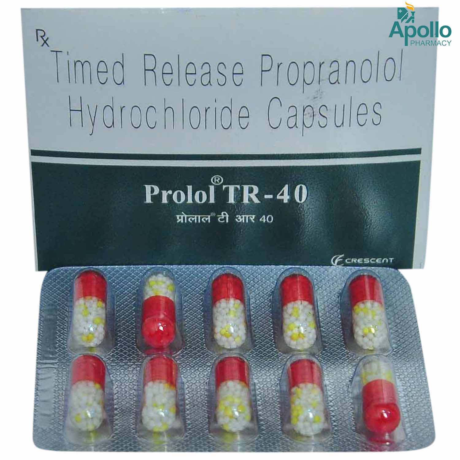 Prolol TR-40 Capsule 10's, Pack of 10 CAPSULES Prolol TR-40 Capsule 10's, Pack of 10 CAPSULES