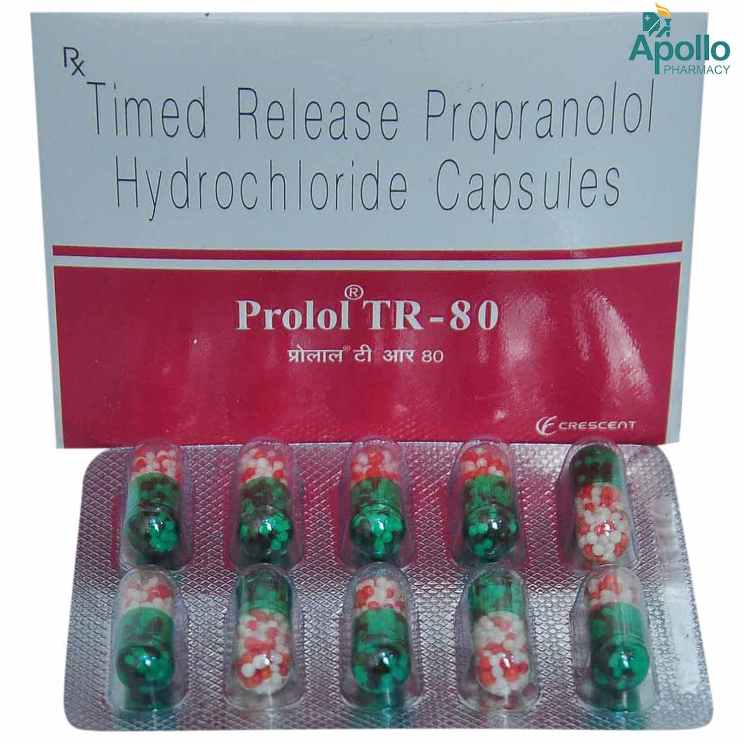 Prolol TR 80 Tablet 10's, Pack of 10 TabletS Prolol TR 80 Tablet 10's, Pack of 10 TabletS