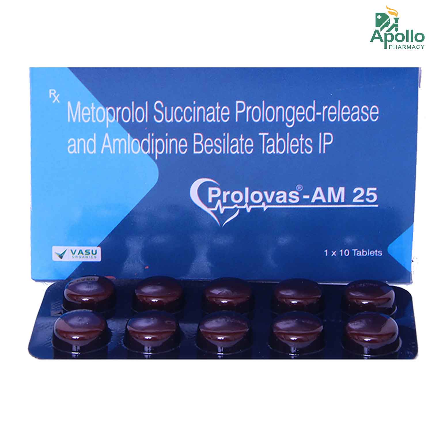 PROLOVAS AM 25MG TABLET, Pack of 10 TABLETS PROLOVAS AM 25MG TABLET, Pack of 10 TABLETS