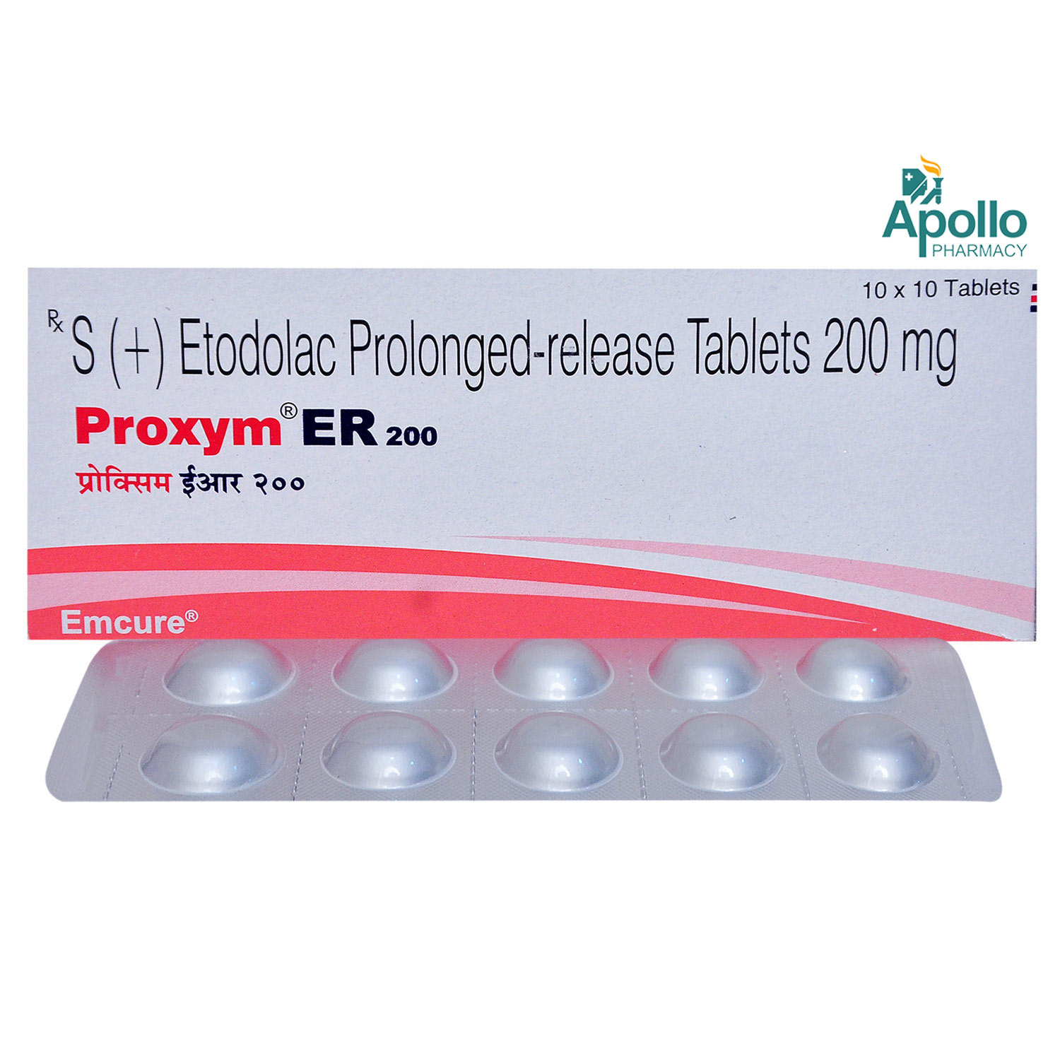 Proxym ER 200 Tablet 10's, Pack of 10 TABLETS Proxym ER 200 Tablet 10's, Pack of 10 TABLETS