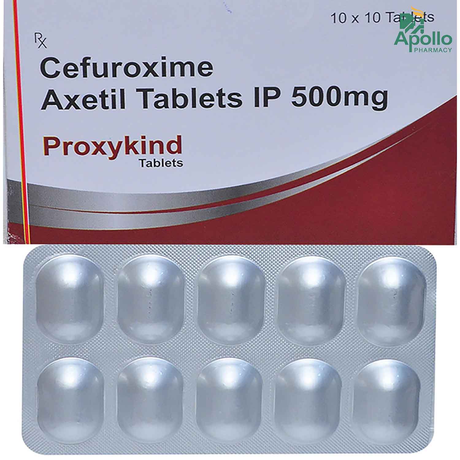 Proxykind 500mg Tablet 10's, Pack of 10 TabletS Proxykind 500mg Tablet 10's, Pack of 10 TabletS