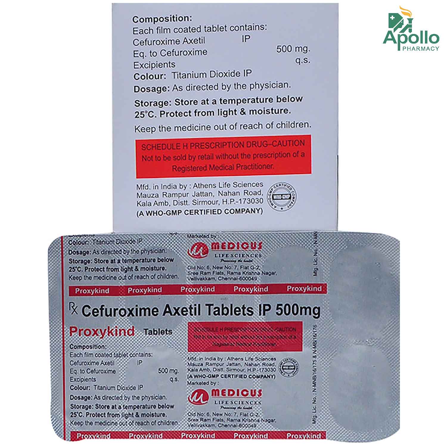 Proxykind 500mg Tablet 10's, Pack of 10 TabletS Proxykind 500mg Tablet 10's, Pack of 10 TabletS