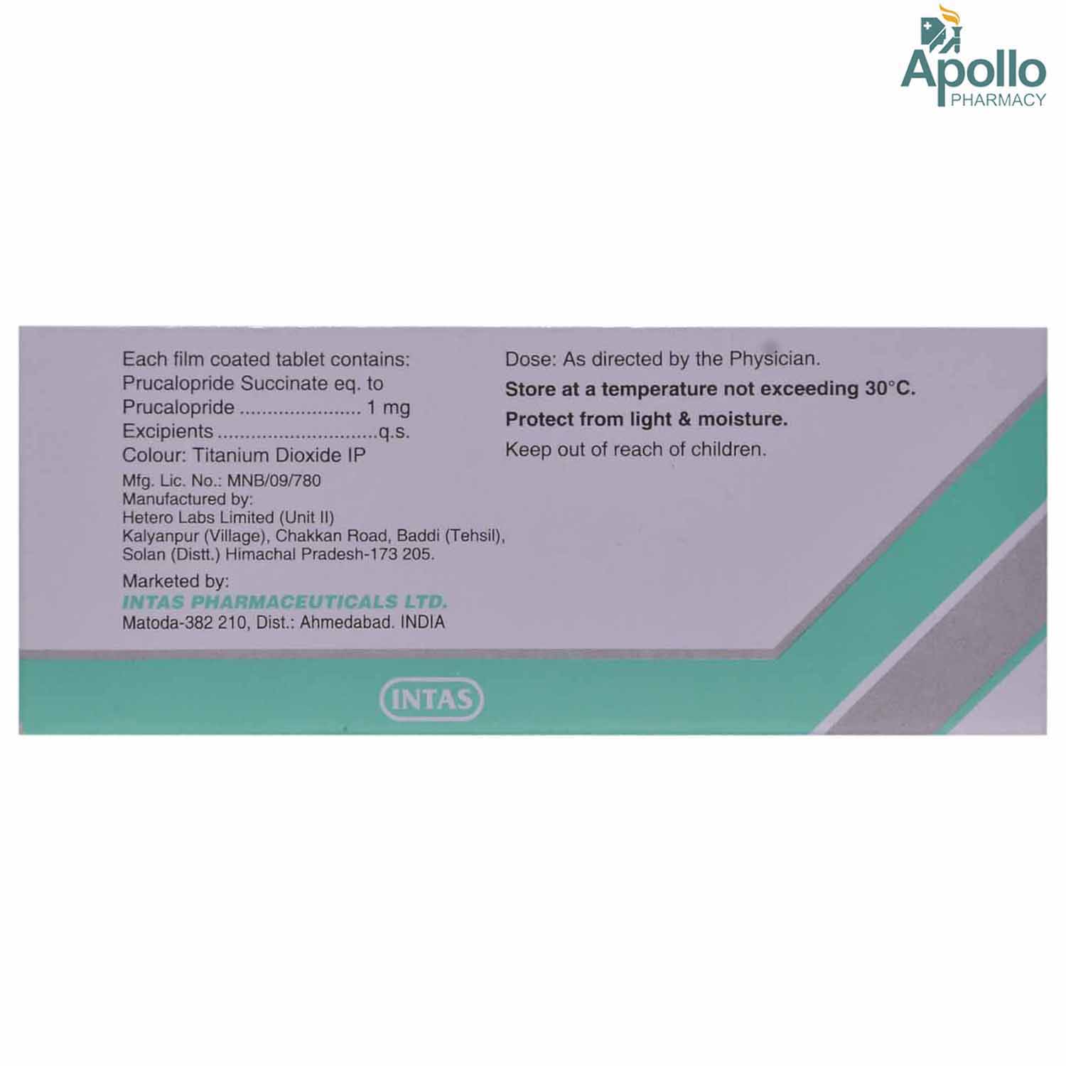 Pruwel 1 Tablet 10's, Pack of 10 TABLETS Pruwel 1 Tablet 10's, Pack of 10 TABLETS