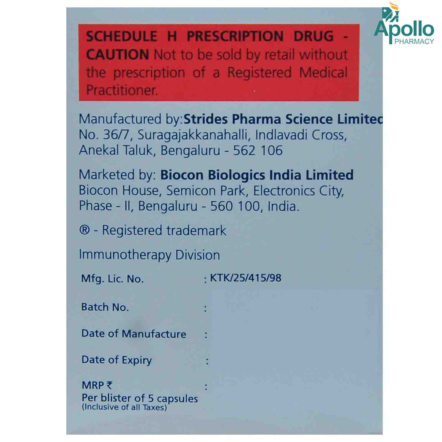 Psorid 25 Capsule 5's, Pack of 5 CAPSULES Psorid 25 Capsule 5's, Pack of 5 CAPSULES