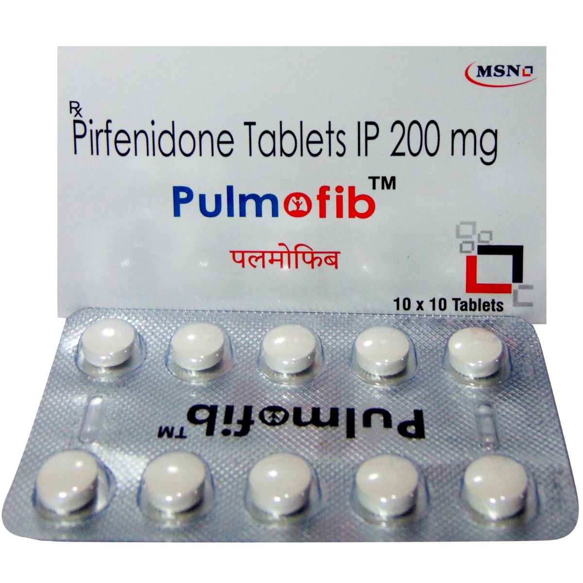 Pulmofib 200 mg Tablet 10's, Pack of 10 TabletS Pulmofib 200 mg Tablet 10's, Pack of 10 TabletS