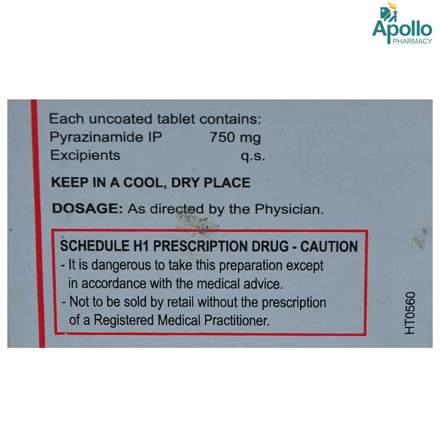 P-Zide 750mg Tablet 10's, Pack of 10 TABLETS P-Zide 750mg Tablet 10's, Pack of 10 TABLETS