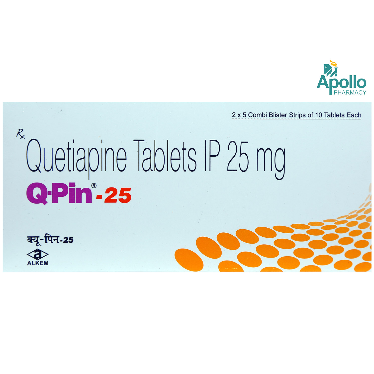 Q Pin 25 Tablet 10's, Pack of 10 TABLETS Q Pin 25 Tablet 10's, Pack of 10 TABLETS