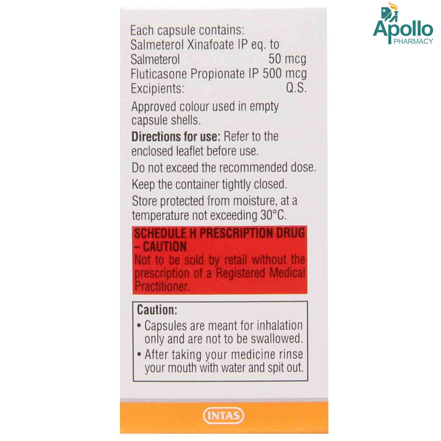 Quikhale SF 500mcg Rotacaps 30's, Pack of 1 Quikhale SF 500mcg Rotacaps 30's, Pack of 1