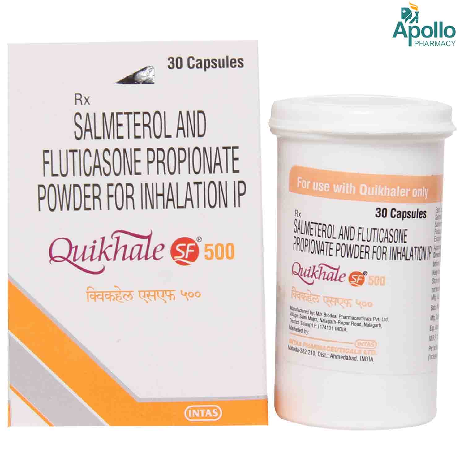 Quikhale SF 500mcg Rotacaps 30's, Pack of 1 Quikhale SF 500mcg Rotacaps 30's, Pack of 1