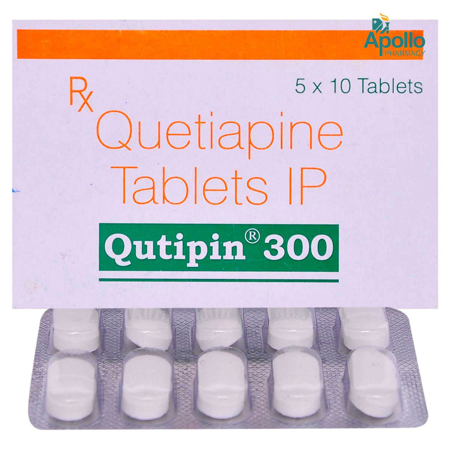 Qutipin 300 Tablet 10's, Pack of 10 TABLETS Qutipin 300 Tablet 10's, Pack of 10 TABLETS