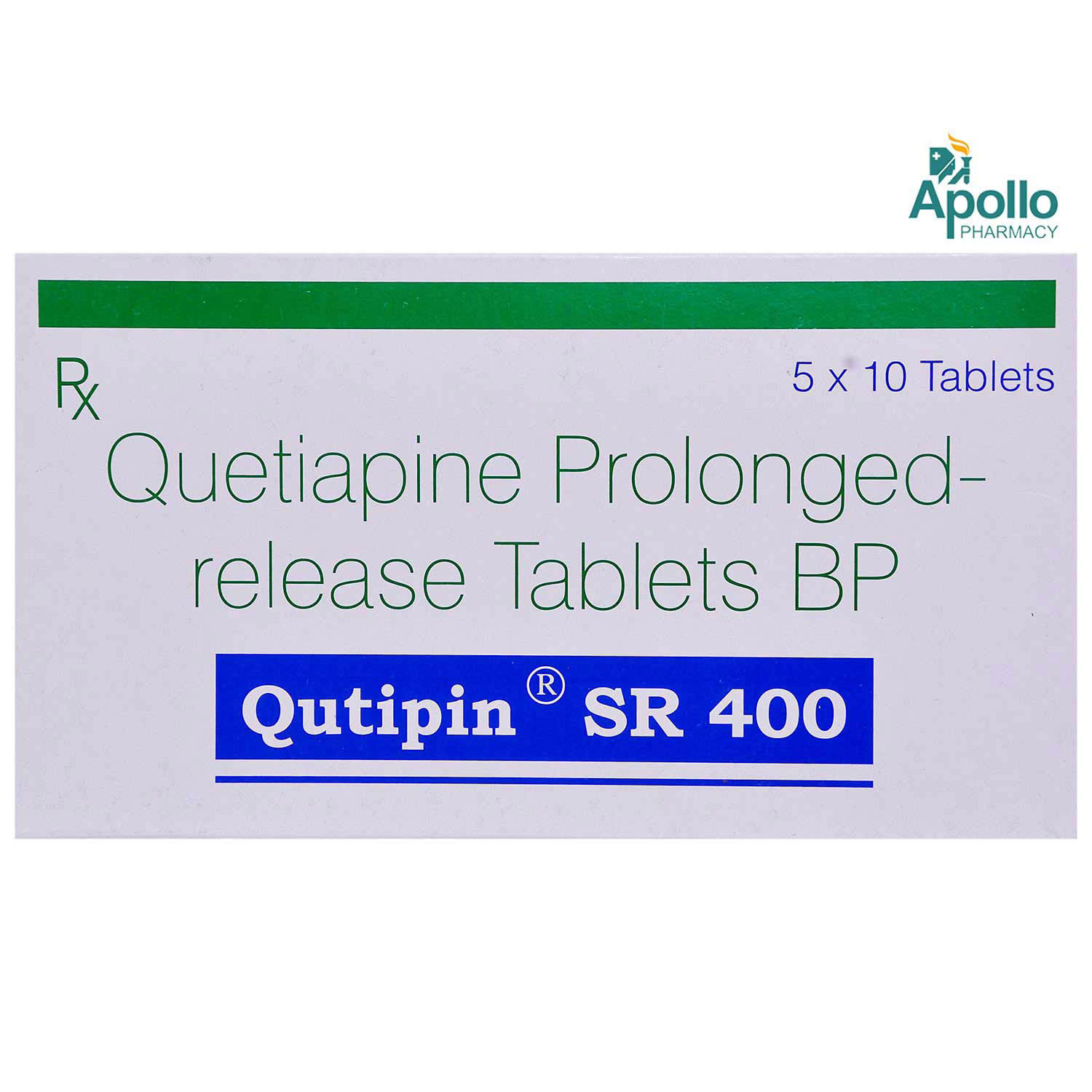 Qutipin SR 400 Tablet 10's, Pack of 10 TABLETS Qutipin SR 400 Tablet 10's, Pack of 10 TABLETS