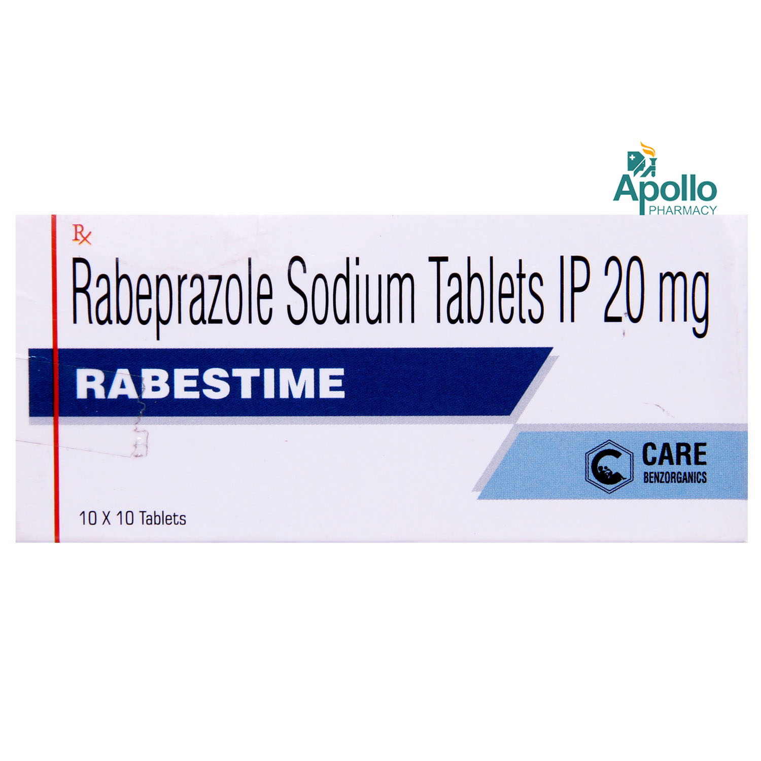 RABESTIME 20MG TABLET 10'S, Pack of 10 TABLETS RABESTIME 20MG TABLET 10'S, Pack of 10 TABLETS