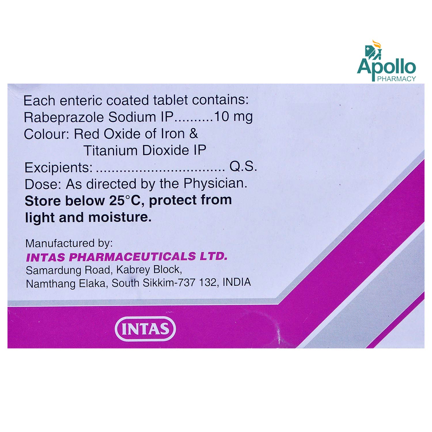 RABIUM 10MG TABLET, Pack of 10 TABLETS RABIUM 10MG TABLET, Pack of 10 TABLETS