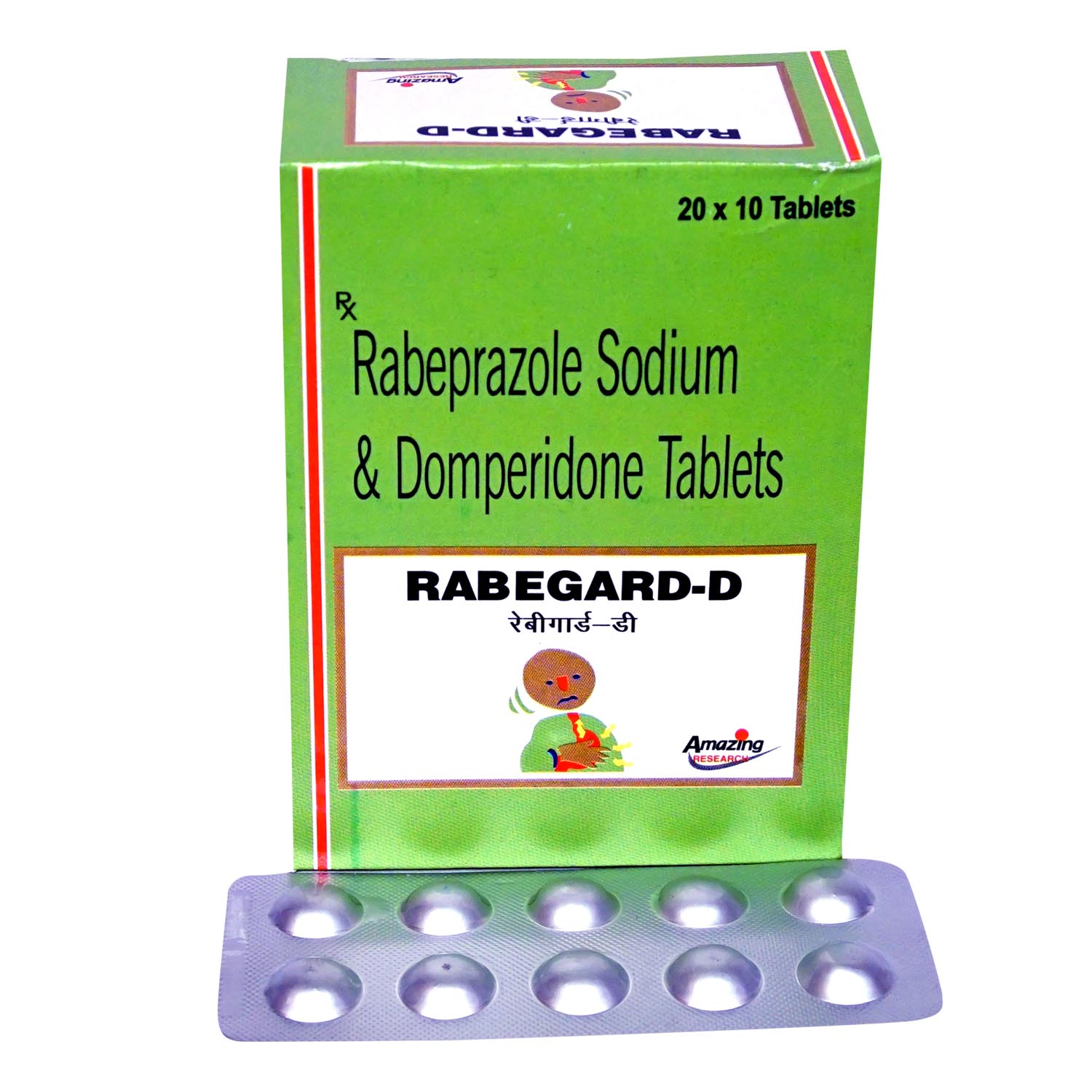 Rabegard D Tablet 10's, Pack of 10 Rabegard D Tablet 10's, Pack of 10