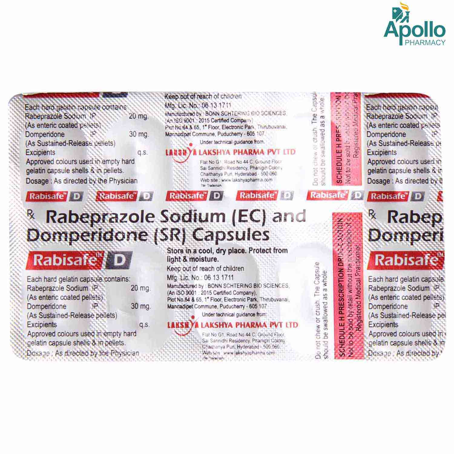 Rabisafe D Capsule 10's, Pack of 10 Rabisafe D Capsule 10's, Pack of 10
