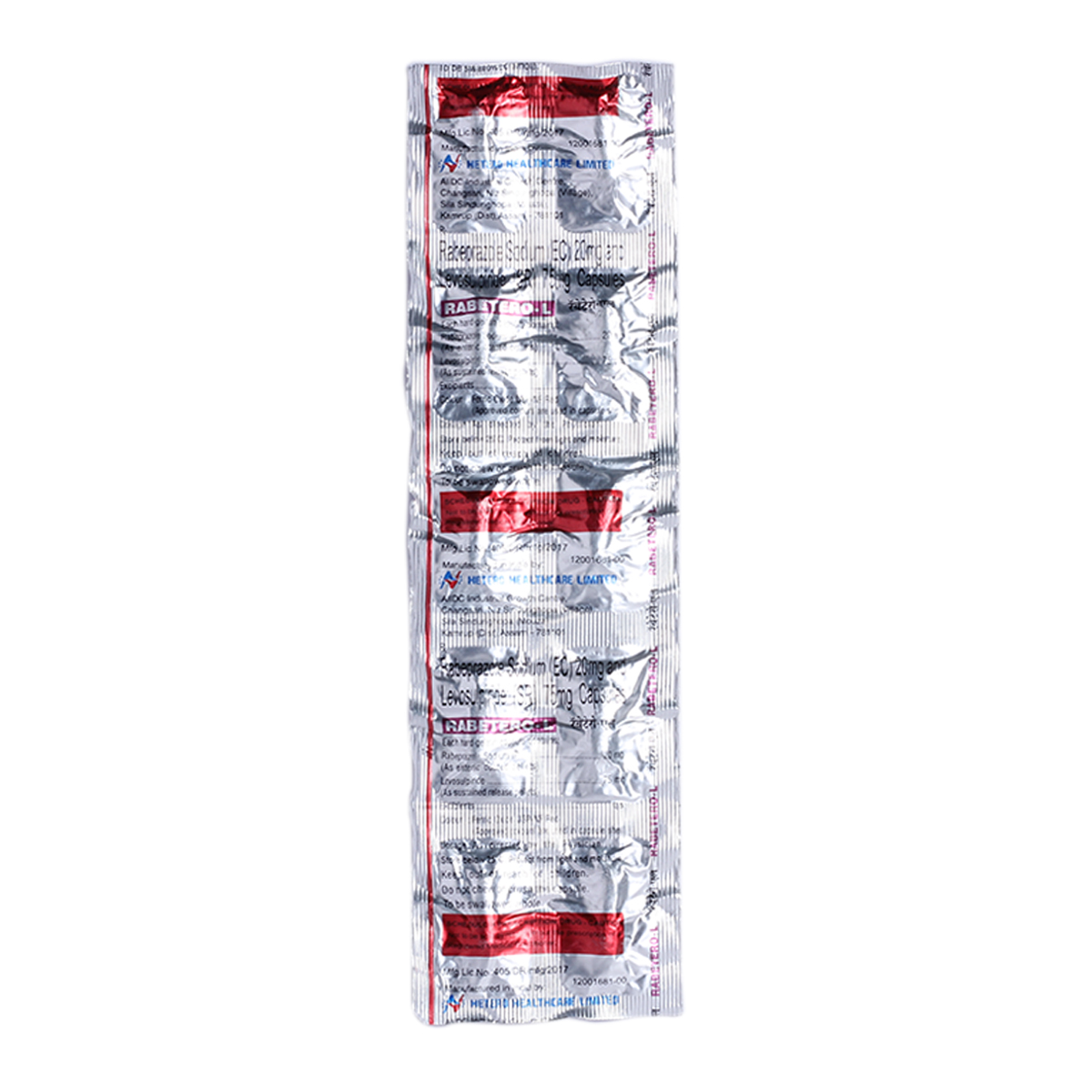 Rabetero-L Capsule 10's, Pack of 10 Rabetero-L Capsule 10's, Pack of 10