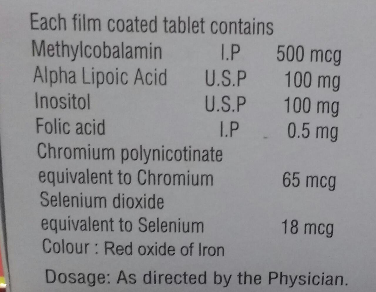 Racenerve Tablet 10's, Pack of 10 TABLETS Racenerve Tablet 10's, Pack of 10 TABLETS