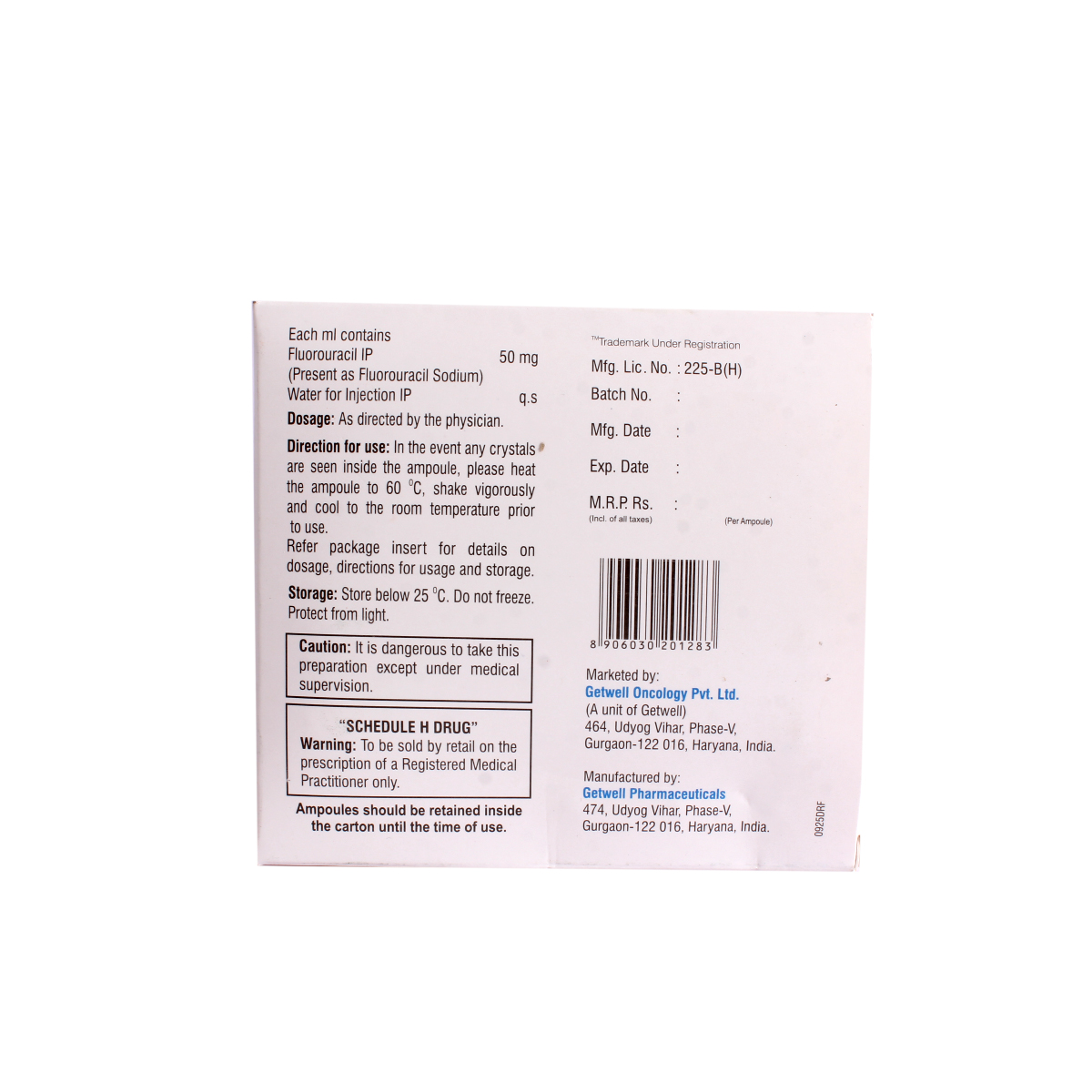 Raciwel 250 Injection 5 ml, Pack of 1 INJECTION Raciwel 250 Injection 5 ml, Pack of 1 INJECTION
