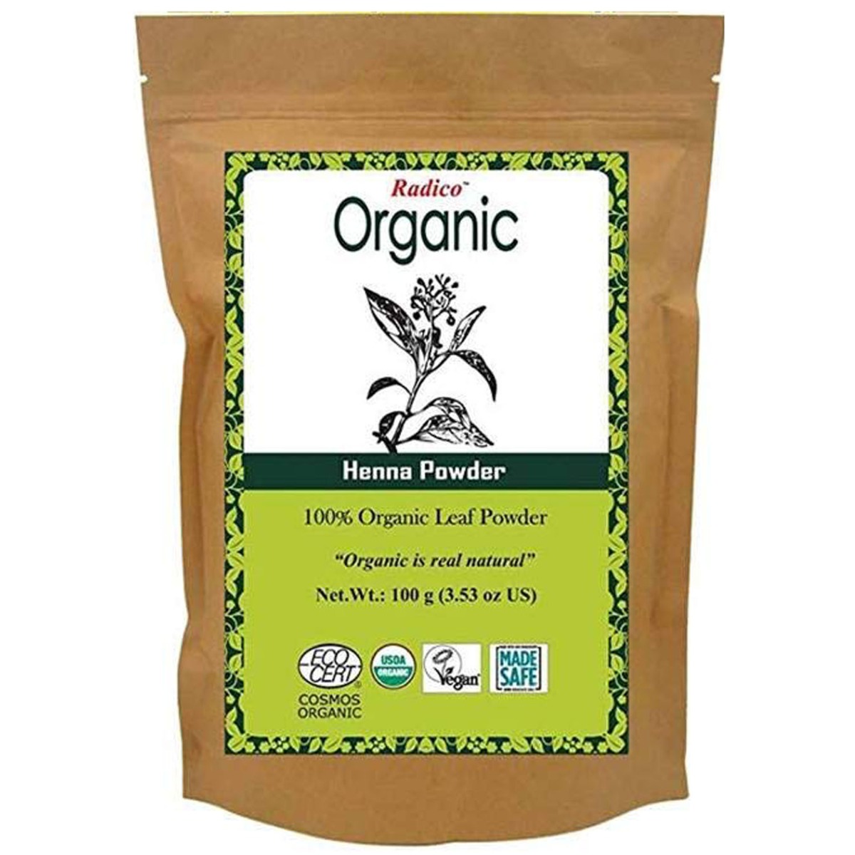 Radico Organic Henna Powder 100 gm Price, Uses, Side Effects
