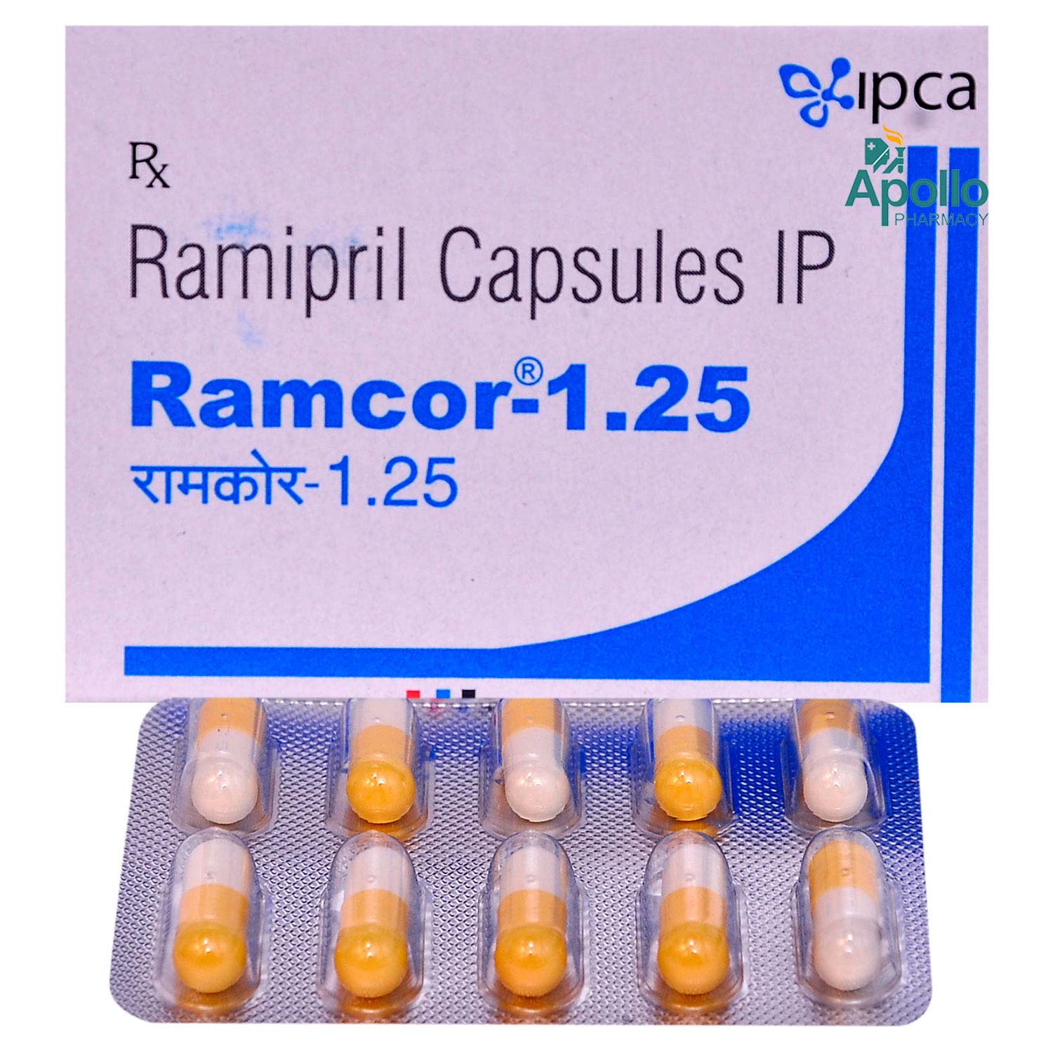 RAMCOR 1.25MG CAPSULE, Pack of 10 CAPSULES RAMCOR 1.25MG CAPSULE, Pack of 10 CAPSULES