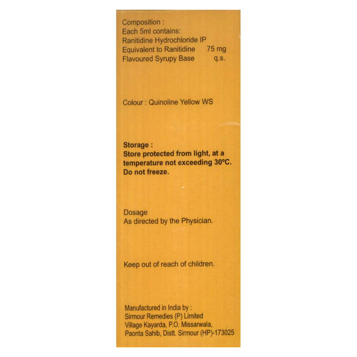 Ranidom PD Syrup 100 ml, Pack of 1 Syrup Ranidom PD Syrup 100 ml, Pack of 1 Syrup