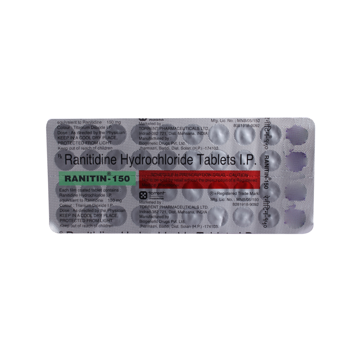 Ranitin-150 Tablet 40's, Pack of 40 TabletS Ranitin-150 Tablet 40's, Pack of 40 TabletS