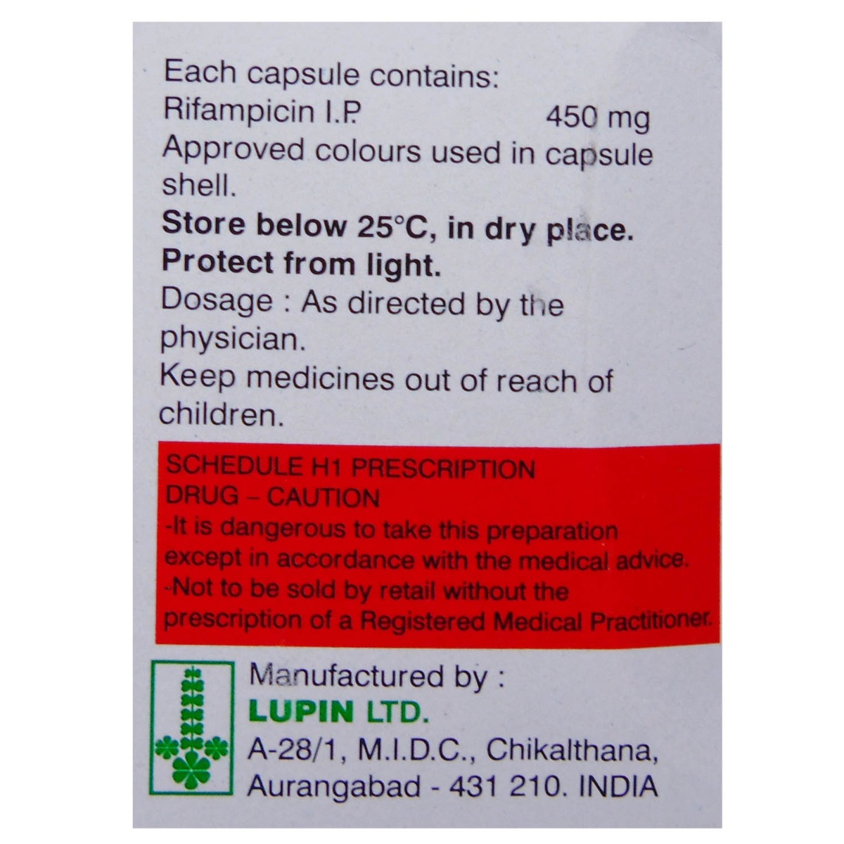 R-Cin 450 Capsule 10's, Pack of 10 CAPSULES R-Cin 450 Capsule 10's, Pack of 10 CAPSULES