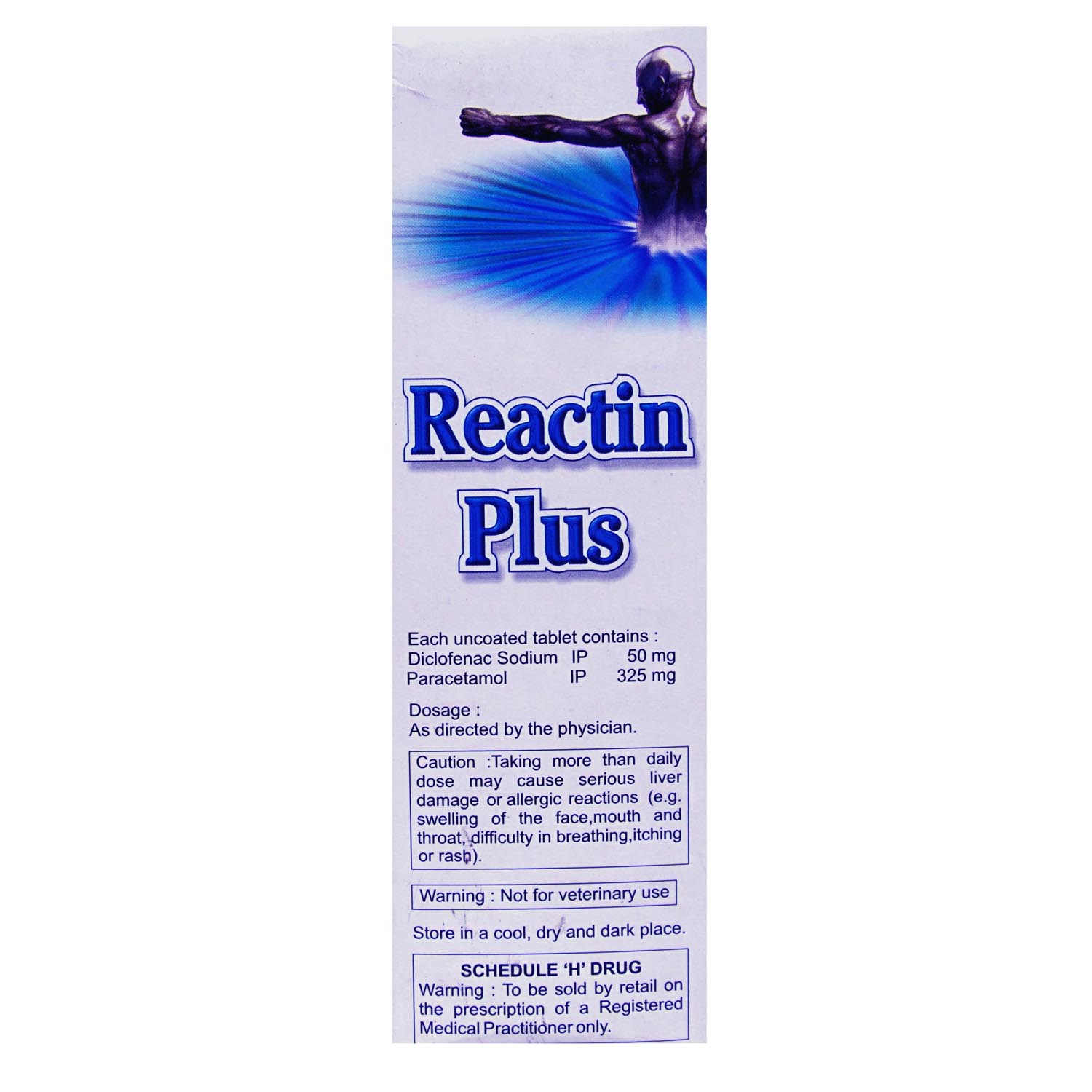 Reactin Plus Tablet 10's, Pack of 10 TABLETS Reactin Plus Tablet 10's, Pack of 10 TABLETS