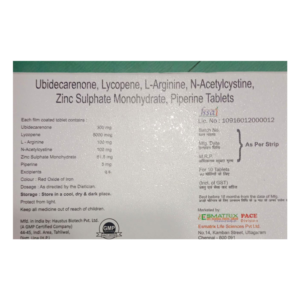 Recount Capsule 10's, Pack of 10 CAPSULES Recount Capsule 10's, Pack of 10 CAPSULES