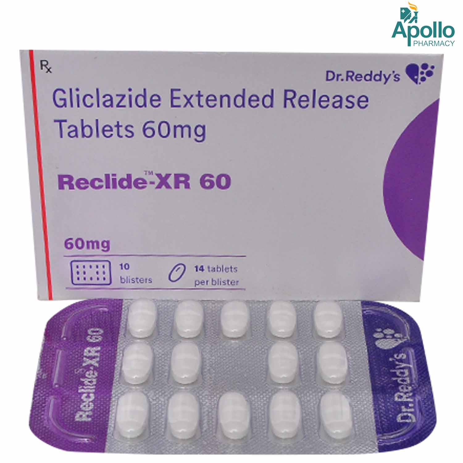 Reclide-XR 60 Tablet 14's, Pack of 14 TabletS Reclide-XR 60 Tablet 14's, Pack of 14 TabletS