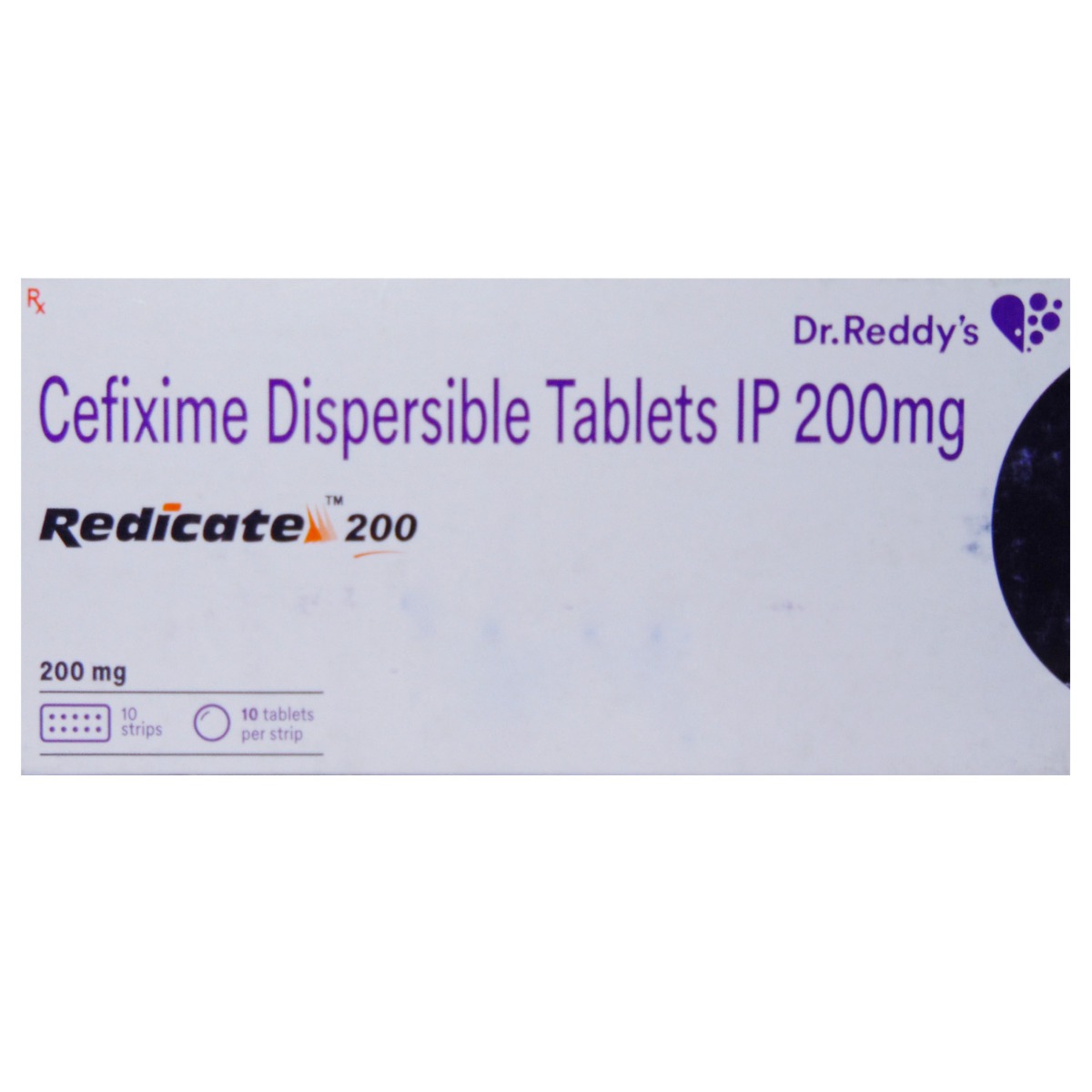 Redicate 200 mg Tablet 10's, Pack of 10 TabletS Redicate 200 mg Tablet 10's, Pack of 10 TabletS