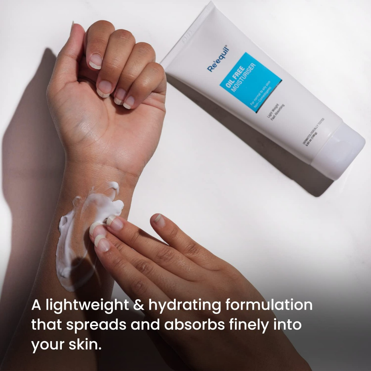 Re’equil Oil Free Moisturiser 100 gm | Hydrating Formula | Deep Nourishment & Moisturization| Lightweight | For Normal To Oily Skin, Pack of 1 Re’equil Oil Free Moisturiser 100 gm | Hydrating Formula | Deep Nourishment & Moisturization| Lightweight | For Normal To Oily Skin, Pack of 1