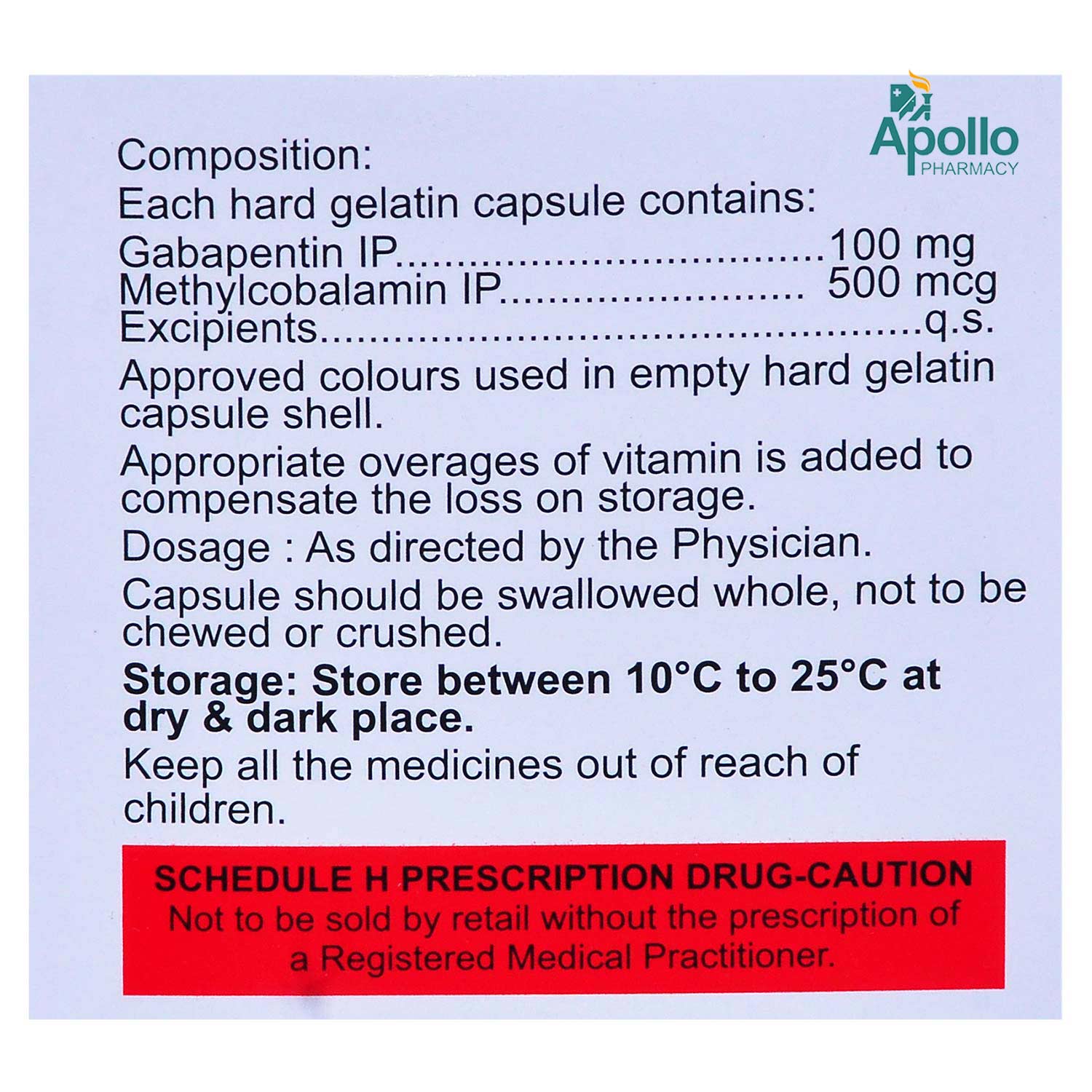 Renerve-G 100 Capsule 10's, Pack of 10 CAPSULES Renerve-G 100 Capsule 10's, Pack of 10 CAPSULES