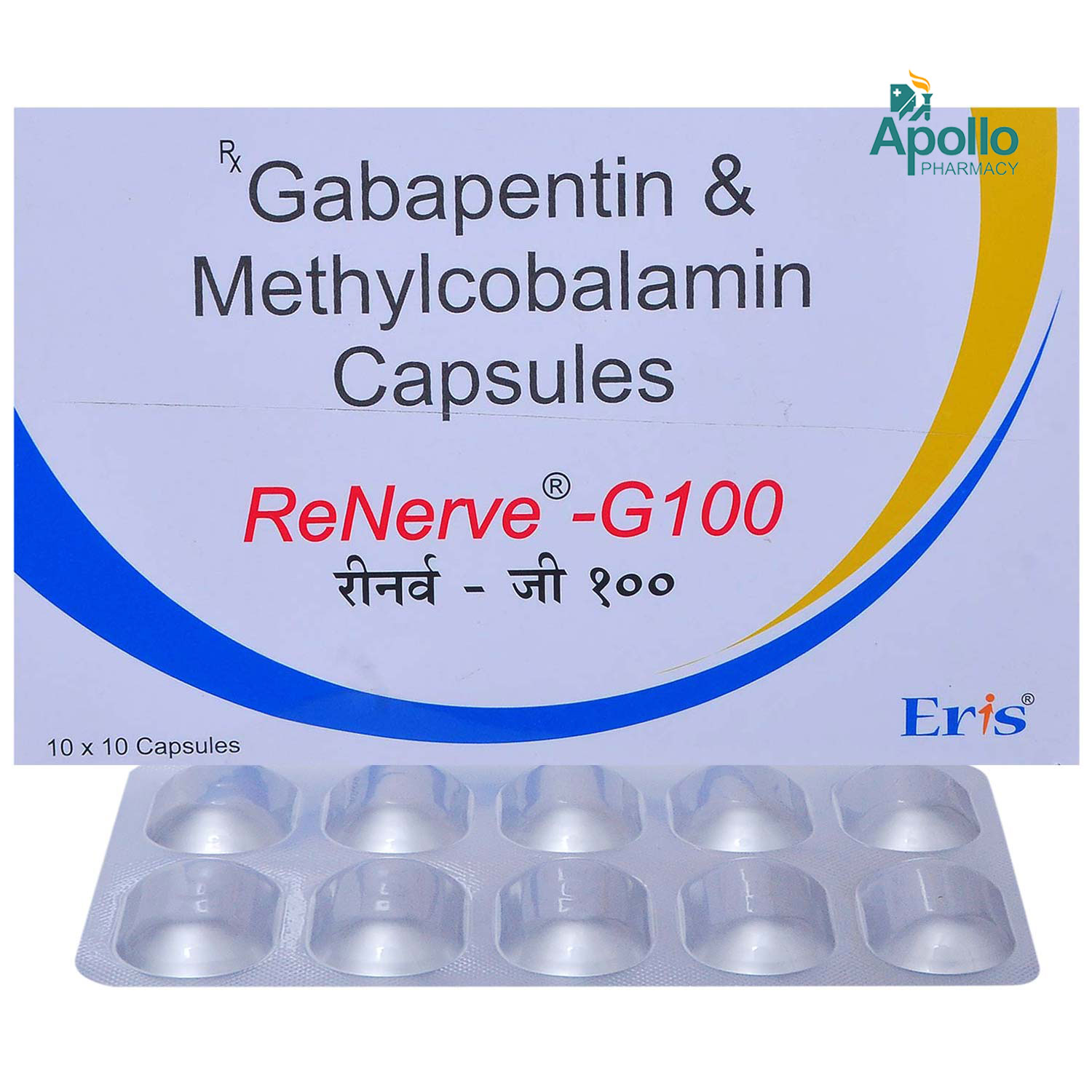 Renerve-G 100 Capsule 10's, Pack of 10 CAPSULES Renerve-G 100 Capsule 10's, Pack of 10 CAPSULES