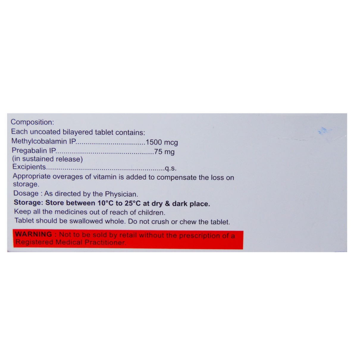 Renerve P SR Tablet 10's, Pack of 10 TABLETS Renerve P SR Tablet 10's, Pack of 10 TABLETS