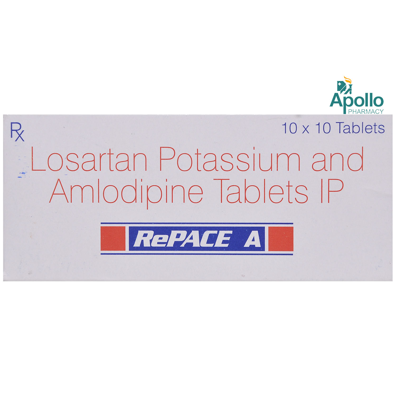 Repace A Tablet 10's, Pack of 10 TABLETS Repace A Tablet 10's, Pack of 10 TABLETS